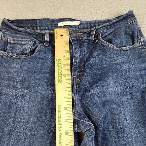 Levis Jeans Women 8 Blue Bootcut 515 Stretch Mid Rise Curvy Denim Ladies Pants - Picture 5 of 11